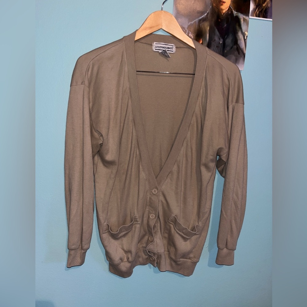 SteppingStone medium beige cardigan